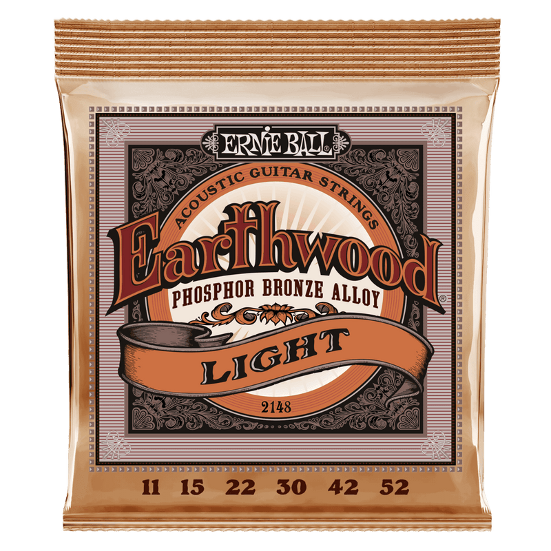 Ernie Ball Phosphor Bronze Acoustic Strings - Light