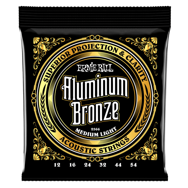 Ernie Ball Aluminum Bronze Acoustic Strings - Medium Light