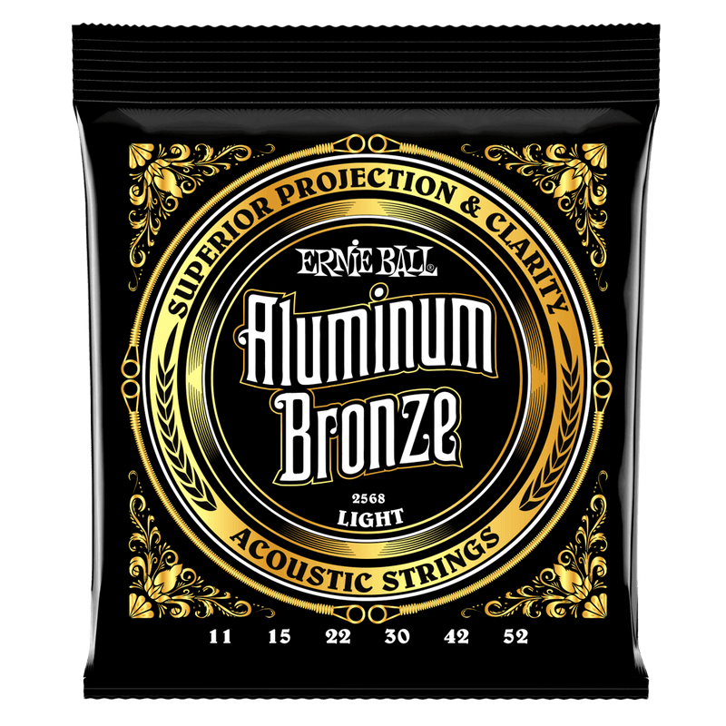 Ernie Ball Aluminum Bronze Acoustic Strings - Light