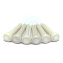 Graphtech TUSQ Presentation Bridge Pins - White w/ Mother of Pearl Dot
