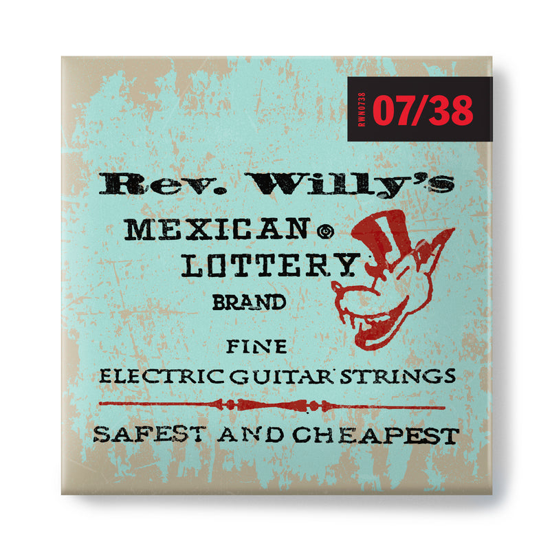 Dunlop Rev. Willy's Mexican Lottery Brand Electric Guitar Strings 07-38