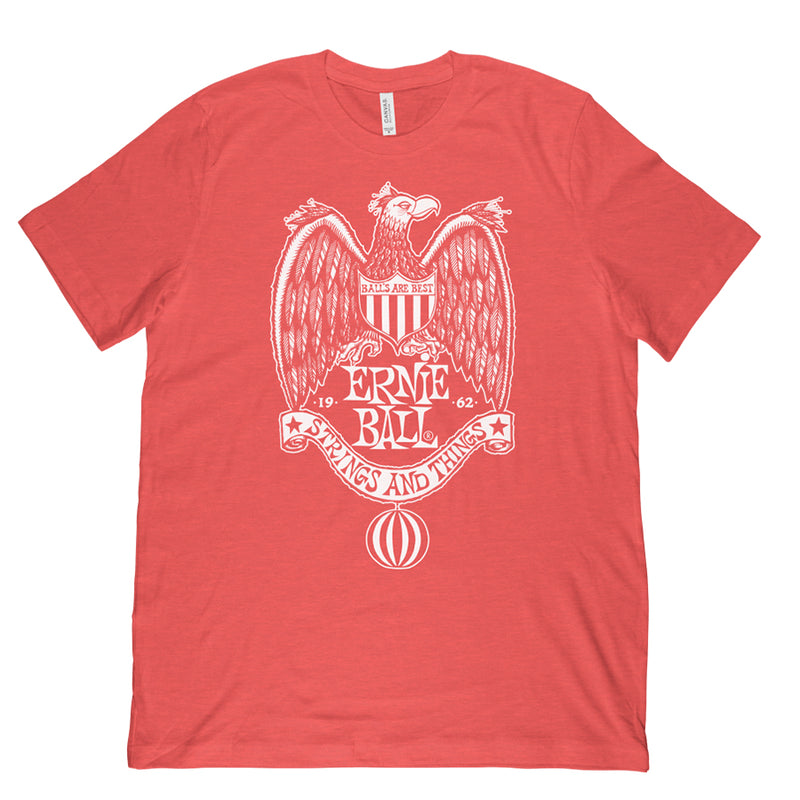 Ernie Ball 1962 Reissue Strings and Things T-Shirt - Red