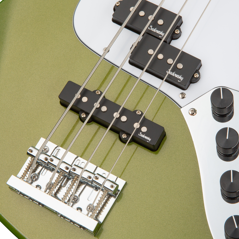 Sadowsky MetroExpress Hybrid PJ Bass - Sage Green | Small Box Music