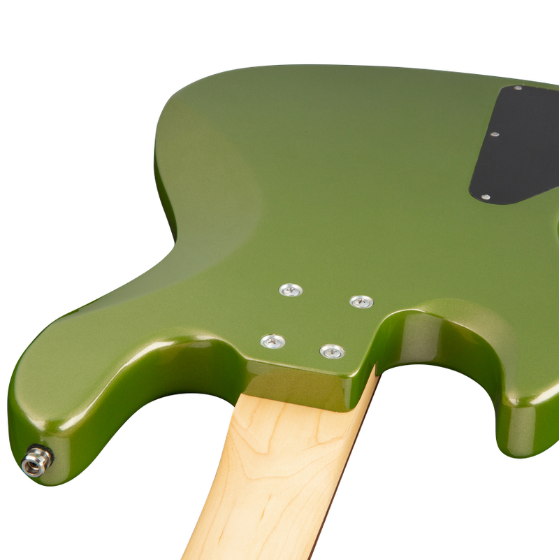 Sadowsky MetroExpress Hybrid PJ Bass - Solid Sage Green Metallic / Morado Board