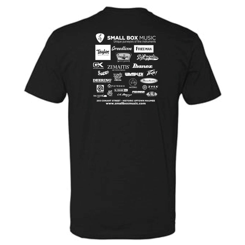Small Box Music T-Shirt by Jupmode
