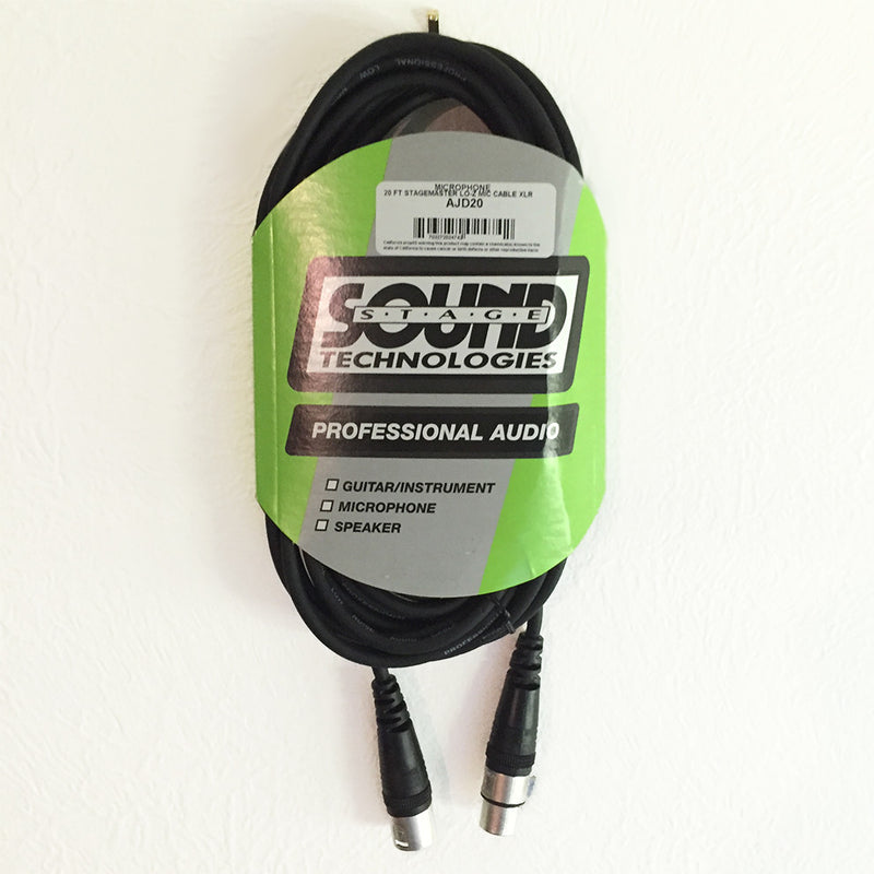 Sound Stage Tech Microphone Cable - 20ft.