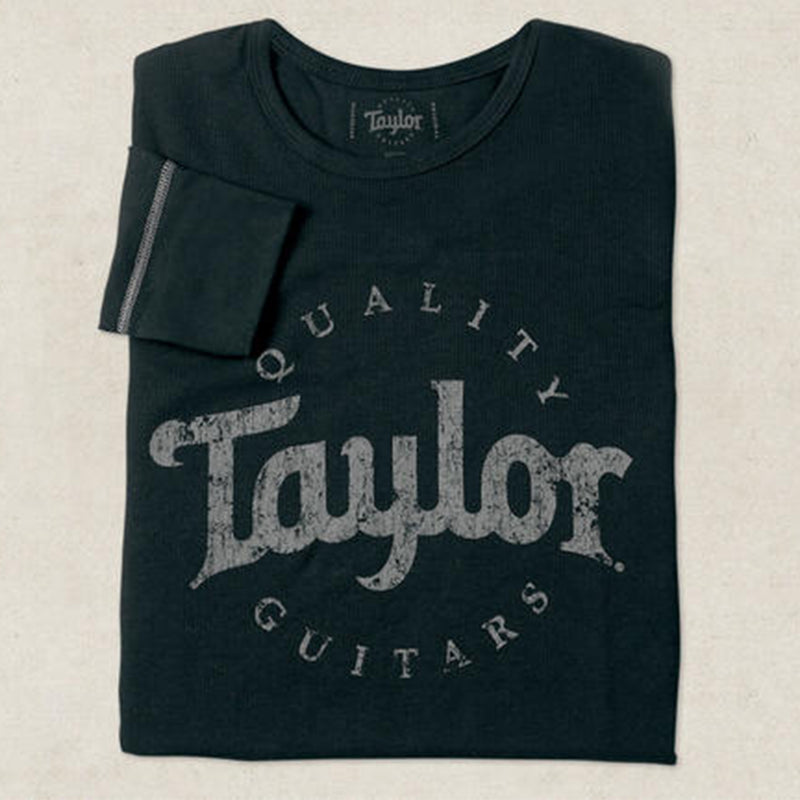 Taylor Guitars Logo Long Sleeve Thermal - Aged Black