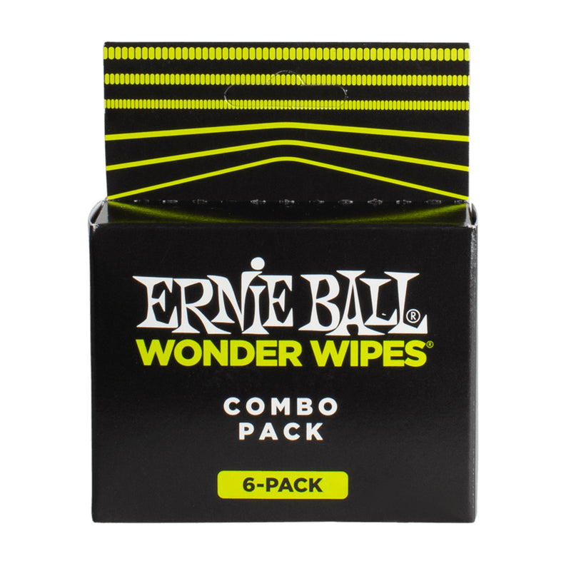 Ernie Ball Wonder Wipes Combo Six Pack