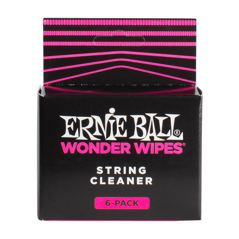 Ernie Ball Wonder Wipes String Cleaner Six Pack