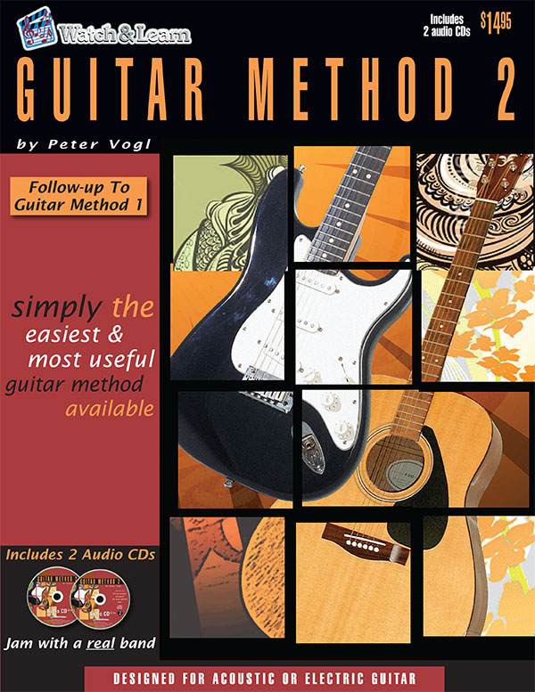 Watch & Learn Guitar Method 2 Instruction Book with CD's