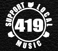 CrutchWear Support Local Music 419 Circle Full Zip Hoodie - Black