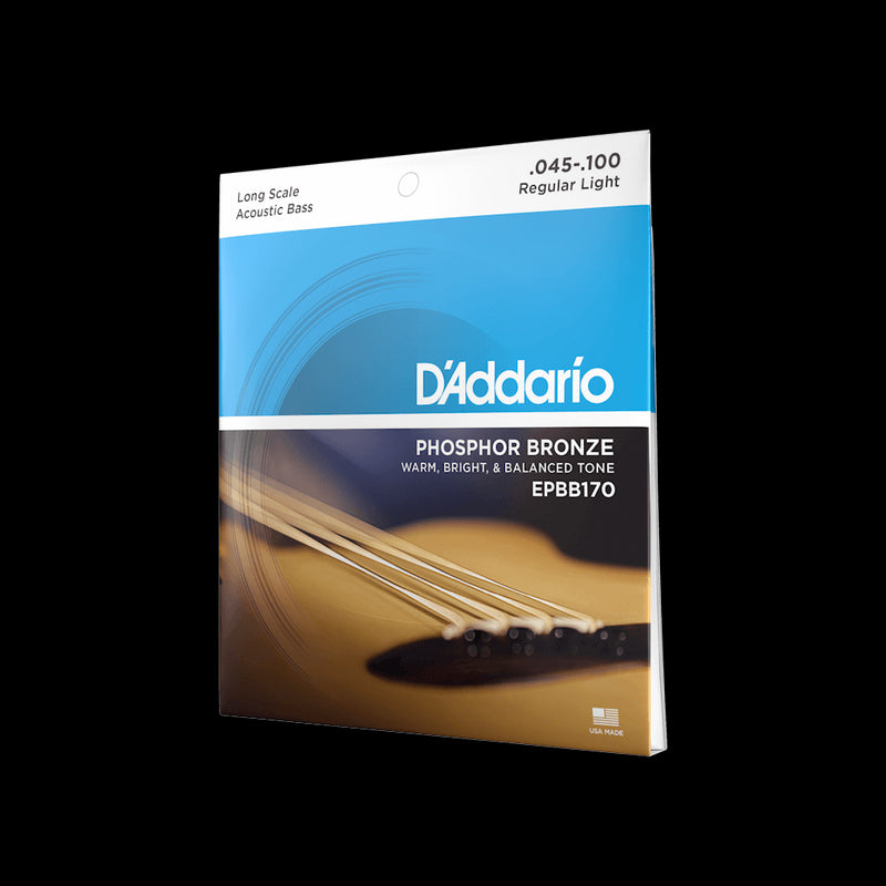 D'Addario Phosphor Bronze Acoustic Bass Strings 45-100