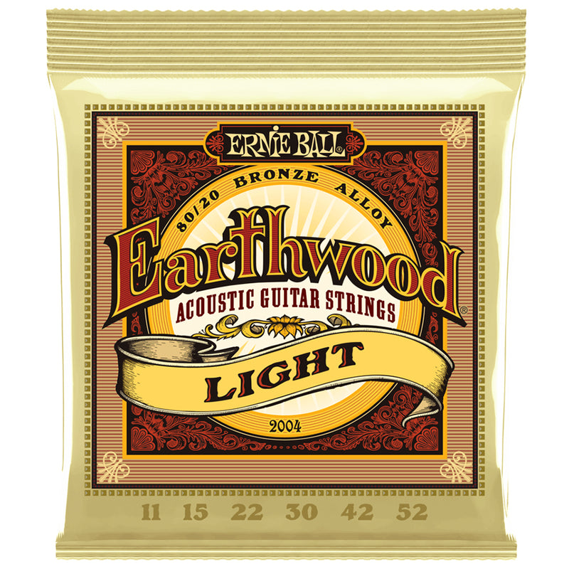 Ernie Ball Earthwood 80/20 Acoustic Strings - Light