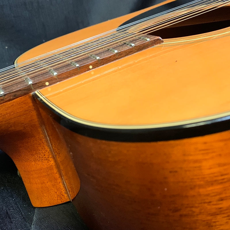 Used Sigma DM12-4 12-String Acoustic Guitar w/ Case 031223