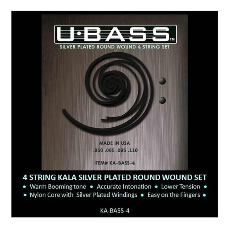 Kala Metal Round Wound U-Bass Strings