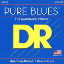 DR Pure Blues  Electric Bass Strings - 45-105