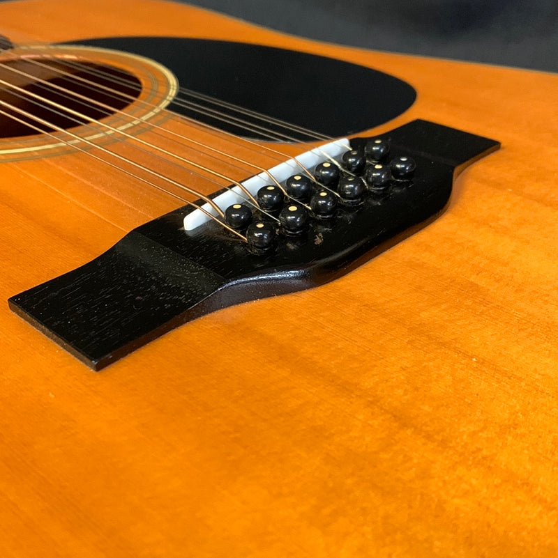 Used Sigma DM12-4 12-String Acoustic Guitar w/ Case 031223