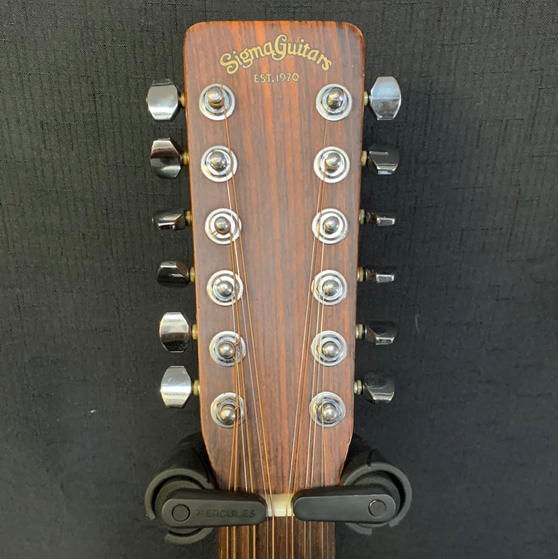 Used Sigma DM12-4 12-String Acoustic Guitar w/ Case 031223