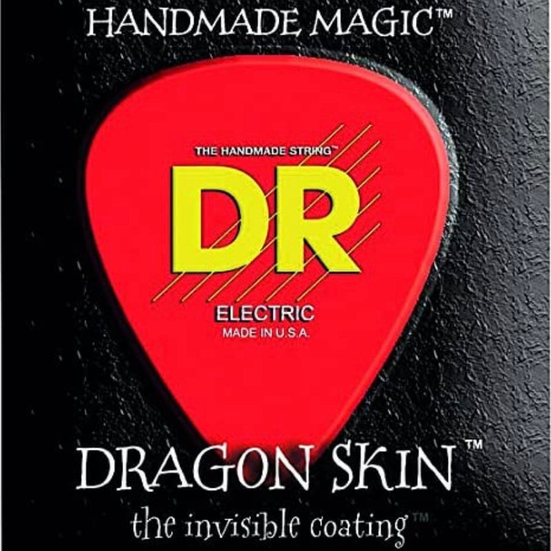 DR Strings Dragon Skin Coated 6-String Bass Strings - 30-125