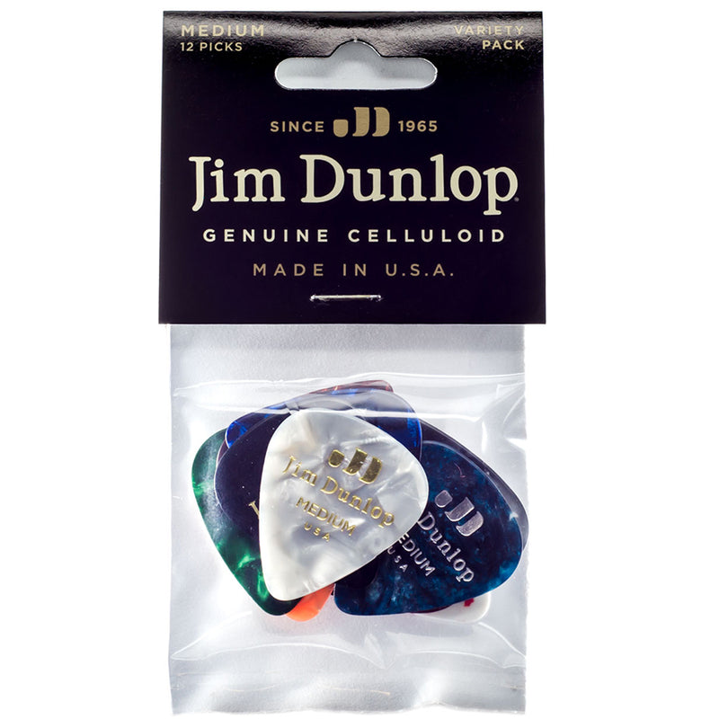 Dunlop Celluloid Pick Variety Pack - Medium