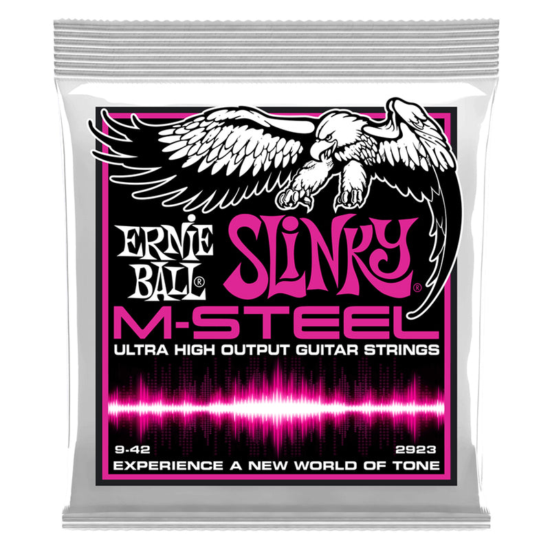 Ernie Ball Super Slinky M-Steel Electric Guitar Strings 09-42