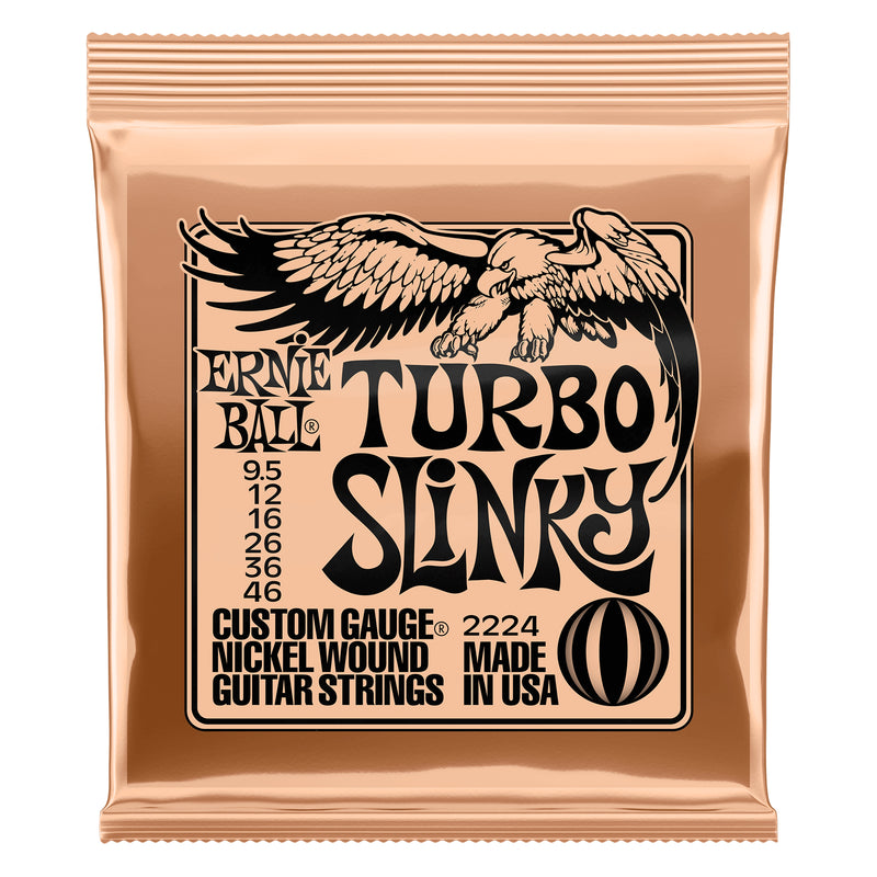 Ernie Ball Turbo Slinky Nickel Wound Electric Guitar Strings